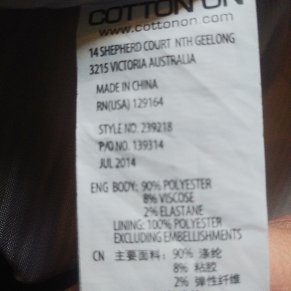 Cotton On Gray Wrap Pea Coat Size XS - Picture 5 of 5